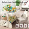 MIGO BEAR Kids Plastic Foldable Desk Set