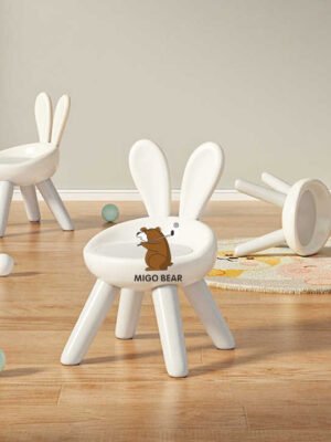 MIGO BEAR Kids Plastic Chair Stool