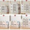 MIGO BEAR Kids Toy Bookshelf