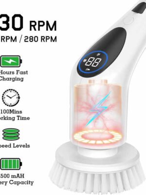 Cordless Electric Spin Scrubber Cleaner