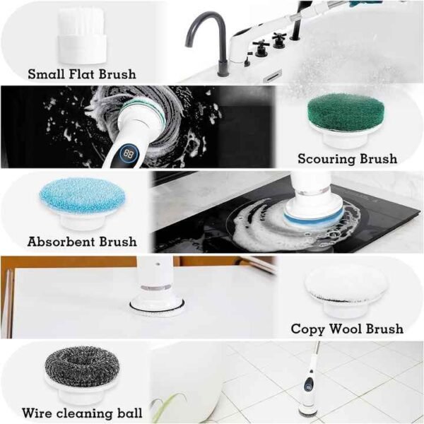 Cordless Electric Spin Scrubber Cleaner